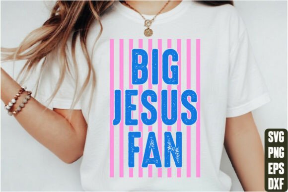 Big Jesus Fan Graphics for T-Shirt Designs & Digital Products