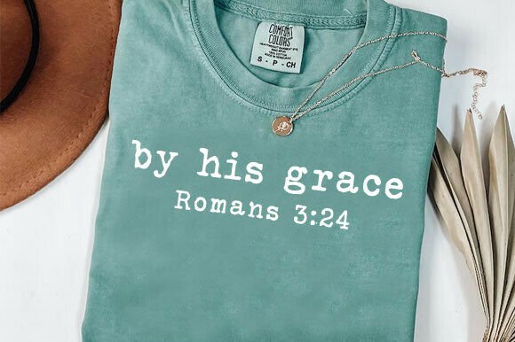 By His Grace SVG: Christian T-Shirt Graphics Review