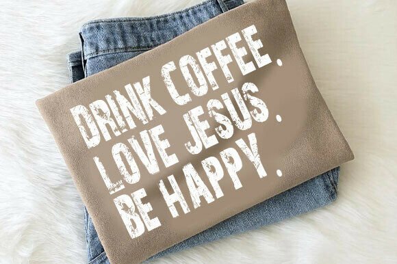 Christian Shirt, Jesus and Coffee Graphics Review