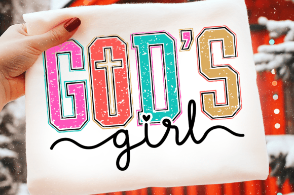 God's Girl Svg: Faith Graphics & T-Shirt Designs