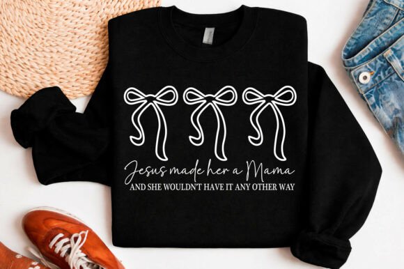 Jesus Made Her a Mama SVG PNG: A Heartfelt Graphic for T-Shirt Designs & Emotional Branding