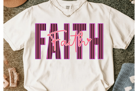 Leopard Faith Svg: Preppy Christian Graphics & T-Shirt Designs