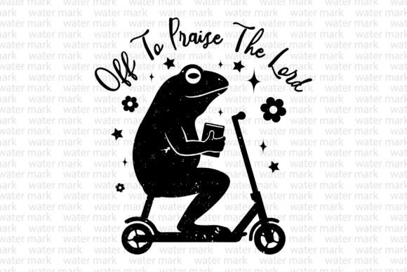 Off to Praise the Lord: Funny Christian Graphics & T-Shirt Designs