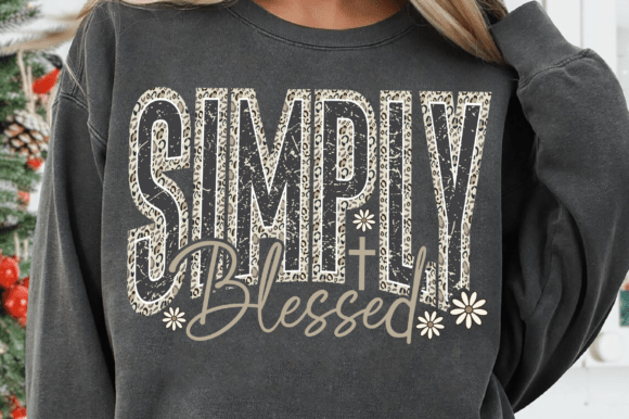 Simply Blessed Camo SVG, Christian PNG Review
